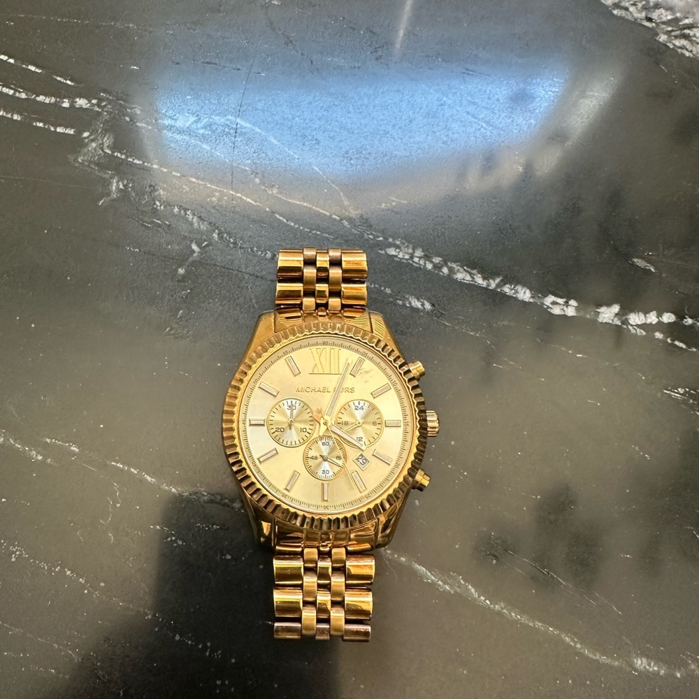 Michael Kors Gold Chronograph Watch
